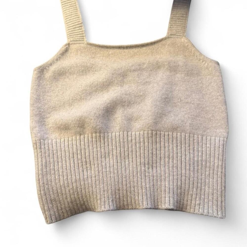 Allude Cashmere Gray Tank Top (sz XS) 395